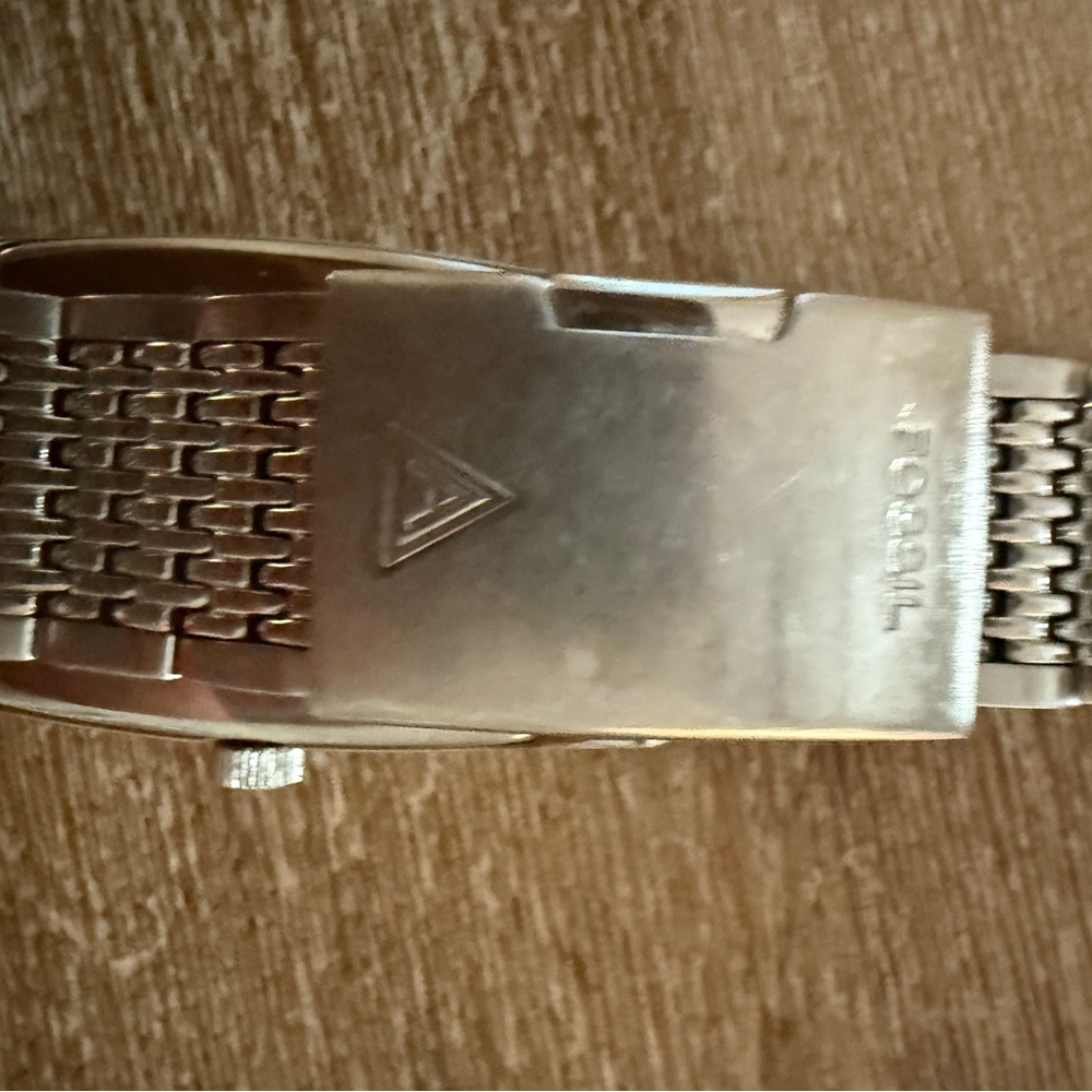Fossil Silver Rectangular Watch - image 2